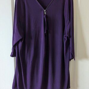 Purple Bell Sleeve top